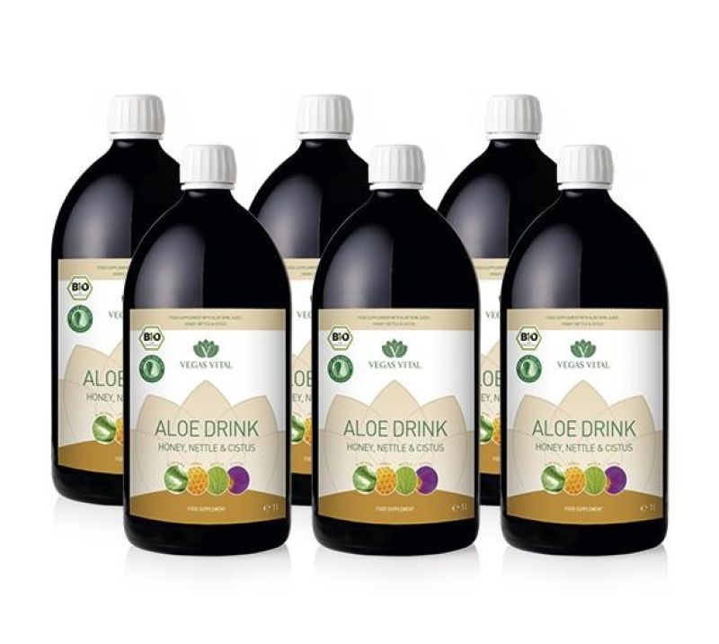 Aloe Drink Honey 6er Pack